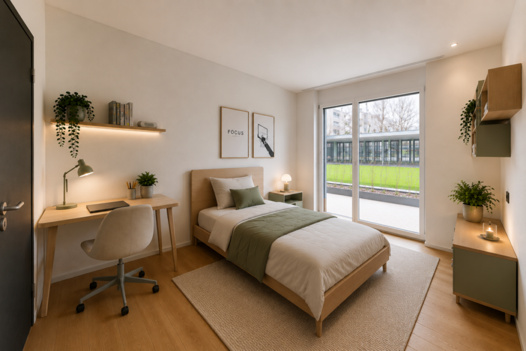 Schlafzimmer 1 "Jugendzimmer-Stil"