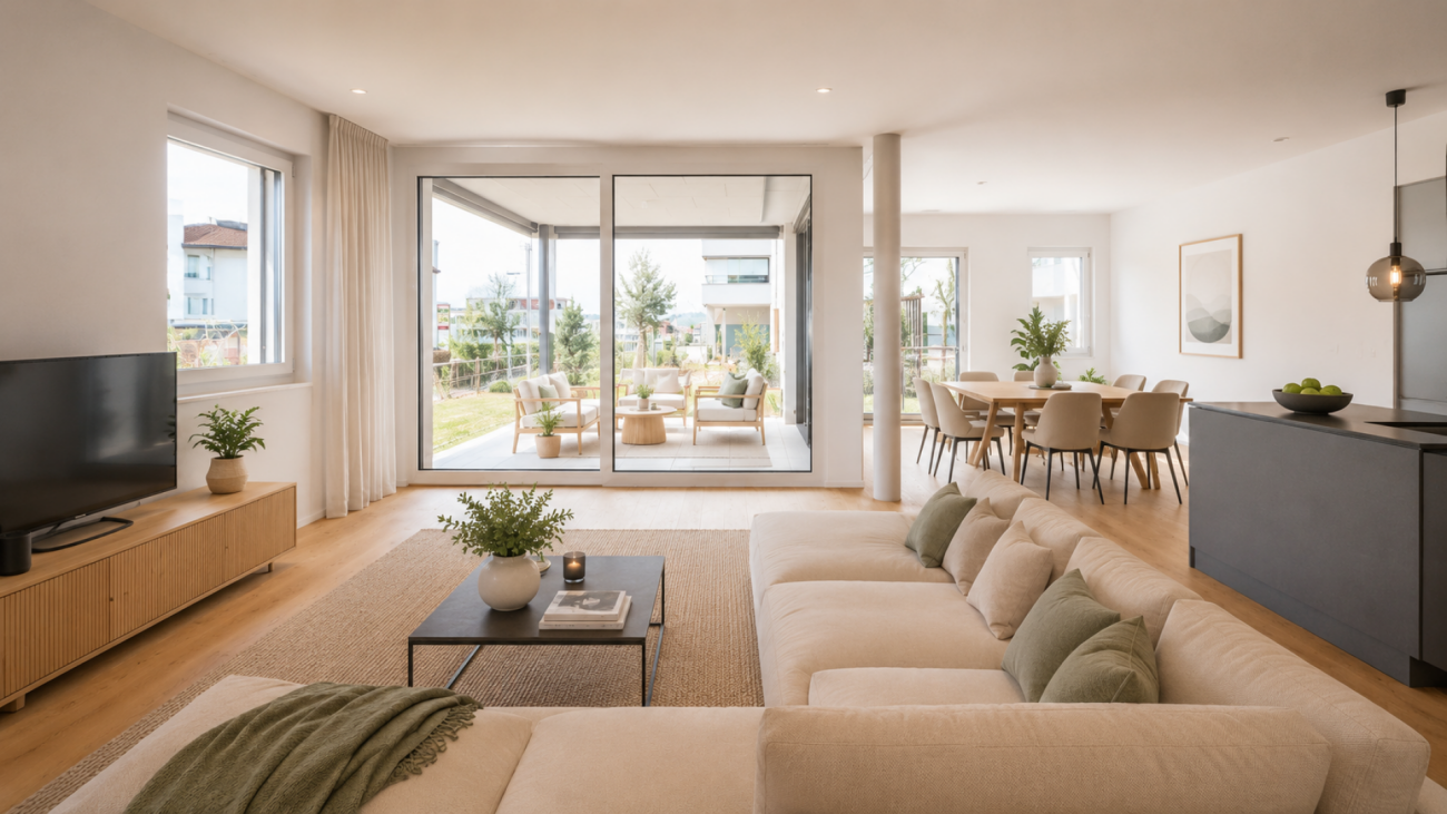 Read more about the article Exklusive 5.5-Zimmer-Gartenwohnung an bester Lage
